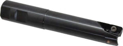 Kennametal - 1" Cut Diam, 18.03mm Max Depth of Cut, 1" Shank Diam, 153.16mm OAL, Indexable Square Shoulder End Mill - EC18.., EP18.. Inserts, Weldon Shank, 0° Lead Angle, Through Coolant - Eagle Tool & Supply
