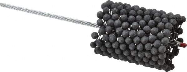 Brush Research Mfg. - 3" to 3-1/2" Bore Diam, 180 Grit, Silicon Carbide Flexible Hone - Extra Fine, 13-1/2" OAL - Eagle Tool & Supply