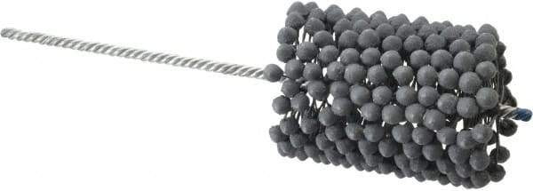 Brush Research Mfg. - 3" to 3-1/2" Bore Diam, 240 Grit, Silicon Carbide Flexible Hone - Extra Fine, 13-1/2" OAL - Eagle Tool & Supply