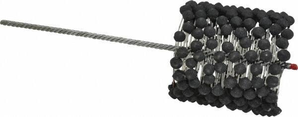 Brush Research Mfg. - 5" to 5-1/2" Bore Diam, 180 Grit, Silicon Carbide Flexible Hone - Extra Fine, 17-1/2" OAL - Eagle Tool & Supply