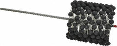 Brush Research Mfg. - 5" to 5-1/2" Bore Diam, 180 Grit, Silicon Carbide Flexible Hone - Extra Fine, 17-1/2" OAL - Eagle Tool & Supply