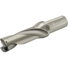 Walter - 76.5mm Max Drill Depth, 3xD, 25.5mm Diam, Indexable Insert Drill - 2 Inserts, 32mm Shank Diam, Flange Shank - Eagle Tool & Supply