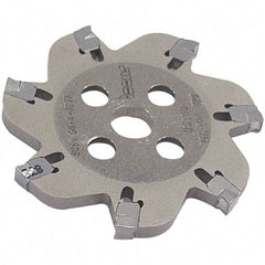 Iscar - Arbor Hole Connection, 0.106" Cutting Width, 0.413" Depth of Cut, 50mm Cutter Diam, 8mm Hole Diam, 7 Tooth Indexable Slotting Cutter - SGSA Toolholder, GSAN 3 Insert, Right Hand Cutting Direction - Eagle Tool & Supply