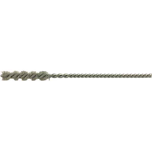 Brush Research Mfg. - 7/32" Bore Diam, 500 Grit, Aluminum Oxide Flexible Hone - Fine, 0.241" OAL - Eagle Tool & Supply