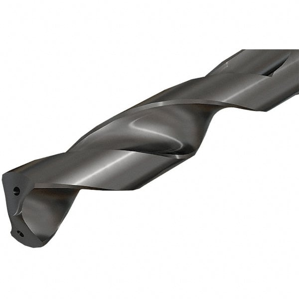 Iscar - 5/8" Spiral Flute Solid Carbide Screw Machine Drill Bit - Eagle Tool & Supply