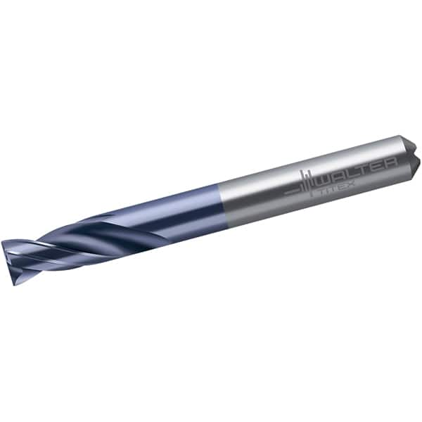 Walter-Titex - 9.8mm 180° Spiral Flute Solid Carbide Screw Machine Drill Bit - Eagle Tool & Supply