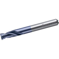 Walter-Titex - 9.8mm 180° Spiral Flute Solid Carbide Screw Machine Drill Bit - Eagle Tool & Supply