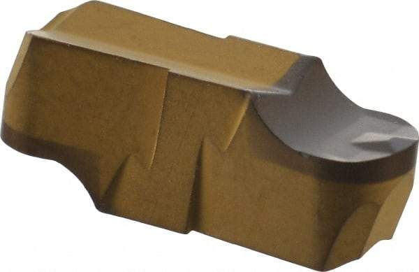 Iscar - 478239GIPI Grade IC8250, 4.78mm Cutting Width Carbide Grooving Insert - Neutral, 2.39mm Corner Radius, TiCN/Al2O3/TiN Finish - Eagle Tool & Supply