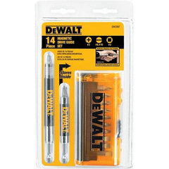 DeWALT - 14 Piece, Screwdriver Bit Set - #2, 1/4" Drive - Eagle Tool & Supply