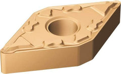 Sandvik Coromant - DNMG441 SF Grade 1105 Carbide Turning Insert - TiAlN2 Finish, 55° Diamond, 1/2" Inscr Circle, 1/4" Thick, 1/64" Corner Radius - Eagle Tool & Supply