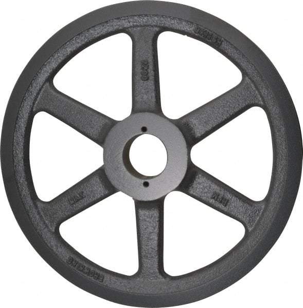 Browning - 1 Groove, 3/8 to 1-1/2 Bore Diam, 11-1/4" Outside Diam, QD Bushed V Belt Sheave - 10.5 A Diam Belt Pitch - Eagle Tool & Supply