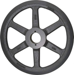 Browning - 1 Groove, 3/8 to 1-1/2 Bore Diam, 11-1/4" Outside Diam, QD Bushed V Belt Sheave - 10.5 A Diam Belt Pitch - Eagle Tool & Supply