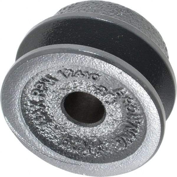 Browning - 1/2" Bore, 15/16 Long, 2" Outside Diam, Finished Bore Single Groove V Belt Sheave - 21/32" Wide, 1.46" Pitch Diam of 3L Belt, 1.8" Pitch Diam of 4L Belt - Eagle Tool & Supply