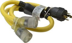 Southwire - 4 Conductors, 125/250 VAC, 20 Amp, 10 AWG, Generator Cord - For Use with NEMA Receptacles on Generators - Eagle Tool & Supply