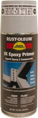Rust-Oleum - 13.2 oz Primer Gray Spray Paint - 8 to 12 Sq Ft Coverage, Quick Drying - Eagle Tool & Supply