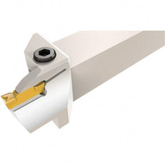 Iscar - HFH, External, Right Hand, 20mm Max Depth of Cut, 5mm Max Groove Width, Indexable Grooving Tool Holder - DGN.., GRIP, HFP.. Insert Compatibility, 25mm Shank Height, 25mm Shank Width, 150mm OAL - Eagle Tool & Supply