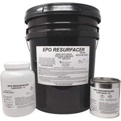 Made in USA - 50 Lb Concrete Repair/Resurfacing - Medium Gray, 25 Sq Ft Coverage, Epoxy Resin - Eagle Tool & Supply