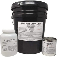 Made in USA - 50 Lb Concrete Repair/Resurfacing - Light Gray, 25 Sq Ft Coverage, Epoxy Resin - Eagle Tool & Supply