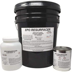 Made in USA - 50 Lb Concrete Repair/Resurfacing - Tile Red, 25 Sq Ft Coverage, Epoxy Resin - Eagle Tool & Supply