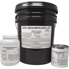 Made in USA - 50 Lb Concrete Repair/Resurfacing - Tile Red, 25 Sq Ft Coverage, Epoxy Resin - Eagle Tool & Supply
