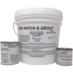 Made in USA - 2 Gal Concrete Repair/Resurfacing - Medium Gray, 25 Sq Ft Coverage, Epoxy Resin - Eagle Tool & Supply