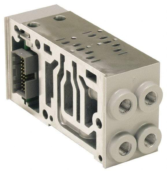 Parker - 1/4" NPT Port, For HA Solenoid Valves, Aluminum Solenoid Valve - 145 Max PSI, Buna-N Seal - Eagle Tool & Supply