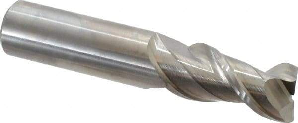 Kennametal - 3/4", 2 Flute, Single End, Solid Carbide, 0.03" Corner Radius End Mill - 4" OAL, 45° Helix, Right Hand Flute, 1-1/2" LOC, Right Hand Cut - Eagle Tool & Supply