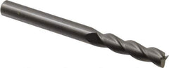 Kennametal - 3/8", 3 Flute, Single End, Solid Carbide, 0.03" Corner Radius End Mill - 4" OAL, 37° Helix, Right Hand Flute, 1-1/2" LOC, Right Hand Cut - Eagle Tool & Supply