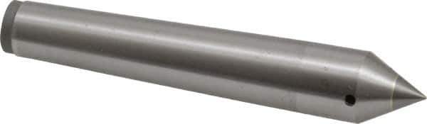 Made in USA - Carbide-Tipped Alloy Steel Standard Point Solid Dead Center - Jarno 4 Taper, 3" OAL - Eagle Tool & Supply