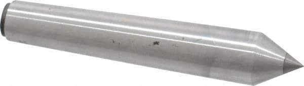 Made in USA - Carbide-Tipped Alloy Steel Standard Point Solid Dead Center - Jarno 5 Taper, 3-5/8" OAL - Eagle Tool & Supply