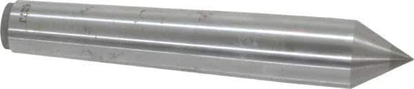 Made in USA - Carbide-Tipped Alloy Steel Standard Point Solid Dead Center - Jarno 6 Taper, 4-1/2" OAL - Eagle Tool & Supply