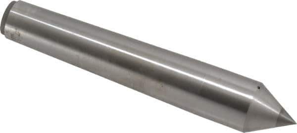 Made in USA - Carbide-Tipped Alloy Steel Standard Point Solid Dead Center - Jarno 10 Taper, 7-1/2" OAL - Eagle Tool & Supply