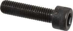 Made in USA - M10x1.50 Metric Coarse Hex Socket Drive, Socket Cap Screw - Grade 12.9 Alloy Steel, Black Oxide Finish, Fully Threaded, 40mm Length Under Head - Eagle Tool & Supply