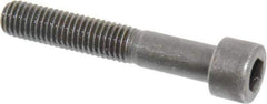 Made in USA - M10x1.50 Metric Coarse Hex Socket Drive, Socket Cap Screw - Grade 12.9 Alloy Steel, Black Oxide Finish, Partially Threaded, 60mm Length Under Head - Eagle Tool & Supply