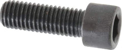 Made in USA - M12x1.75 Metric Coarse Hex Socket Drive, Socket Cap Screw - Grade 12.9 Alloy Steel, Black Oxide Finish, Fully Threaded, 35mm Length Under Head - Eagle Tool & Supply