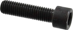 Made in USA - M12x1.75 Metric Coarse Hex Socket Drive, Socket Cap Screw - Grade 12.9 Alloy Steel, Black Oxide Finish, Fully Threaded, 45mm Length Under Head - Eagle Tool & Supply