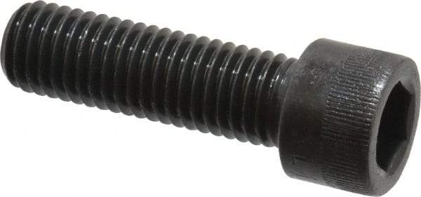 Made in USA - M12x1.75 Metric Coarse Hex Socket Drive, Socket Cap Screw - Grade 12.9 Alloy Steel, Black Oxide Finish, Fully Threaded, 40mm Length Under Head - Eagle Tool & Supply