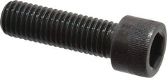 Made in USA - M12x1.75 Metric Coarse Hex Socket Drive, Socket Cap Screw - Grade 12.9 Alloy Steel, Black Oxide Finish, Fully Threaded, 40mm Length Under Head - Eagle Tool & Supply