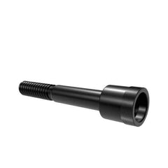 Made in USA - M16x2.00 Metric Coarse Hex Socket Drive, Socket Cap Screw - Grade 12.9 Alloy Steel, Black Oxide Finish, Partially Threaded, 100mm Length Under Head - Eagle Tool & Supply