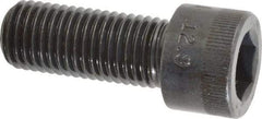 Made in USA - M20x2.50 Metric Coarse Hex Socket Drive, Socket Cap Screw - Grade 12.9 Alloy Steel, Black Oxide Finish, Fully Threaded, 50mm Length Under Head - Eagle Tool & Supply