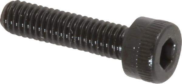 Made in USA - M4x0.70 Metric Coarse Hex Socket Drive, Socket Cap Screw - Grade 12.9 Alloy Steel, Black Oxide Finish, Fully Threaded, 16mm Length Under Head - Eagle Tool & Supply