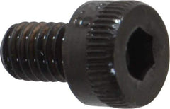 Made in USA - M4x0.70 Metric Coarse Hex Socket Drive, Socket Cap Screw - Grade 12.9 Alloy Steel, Black Oxide Finish, Fully Threaded, 6mm Length Under Head - Eagle Tool & Supply
