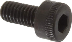 Made in USA - M4x0.70 Metric Coarse Hex Socket Drive, Socket Cap Screw - Grade 12.9 Alloy Steel, Black Oxide Finish, Fully Threaded, 8mm Length Under Head - Eagle Tool & Supply