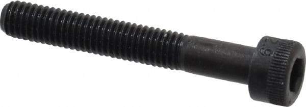 Made in USA - M5x0.80 Metric Coarse Hex Socket Drive, Socket Cap Screw - Grade 12.9 Alloy Steel, Black Oxide Finish, Partially Threaded, 35mm Length Under Head - Eagle Tool & Supply