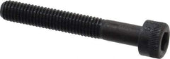 Made in USA - M5x0.80 Metric Coarse Hex Socket Drive, Socket Cap Screw - Grade 12.9 Alloy Steel, Black Oxide Finish, Partially Threaded, 35mm Length Under Head - Eagle Tool & Supply
