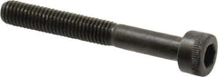 Made in USA - M5x0.80 Metric Coarse Hex Socket Drive, Socket Cap Screw - Grade 12.9 Alloy Steel, Black Oxide Finish, Partially Threaded, 40mm Length Under Head - Eagle Tool & Supply