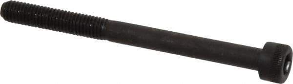 Made in USA - M5x0.80 Metric Coarse Hex Socket Drive, Socket Cap Screw - Grade 12.9 Alloy Steel, Black Oxide Finish, Partially Threaded, 60mm Length Under Head - Eagle Tool & Supply