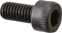 Made in USA - M6x1.00 Metric Coarse Hex Socket Drive, Socket Cap Screw - Grade 12.9 Alloy Steel, Black Oxide Finish, Fully Threaded, 12mm Length Under Head - Eagle Tool & Supply