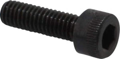 Made in USA - M6x1.00 Metric Coarse Hex Socket Drive, Socket Cap Screw - Grade 12.9 Alloy Steel, Black Oxide Finish, Fully Threaded, 20mm Length Under Head - Eagle Tool & Supply