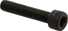 Made in USA - M6x1.00 Metric Coarse Hex Socket Drive, Socket Cap Screw - Grade 12.9 Alloy Steel, Black Oxide Finish, Fully Threaded, 30mm Length Under Head - Eagle Tool & Supply